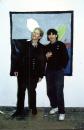 Paulita and Colette 1980 in C's Berry St. Studio, 1980