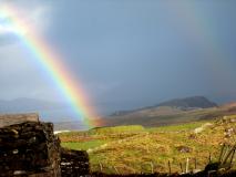 Rainbow at Cill Rialaig